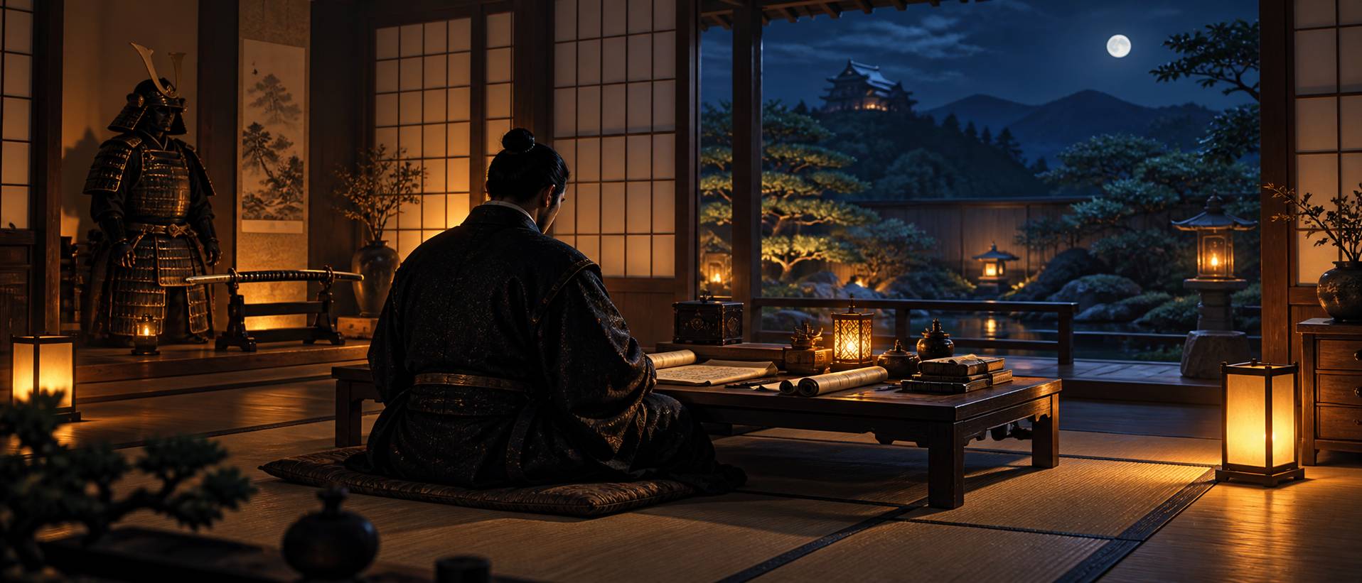 Illustration éditoriale du sujet : Curiosità sorprendenti sui samurai che potresti non conoscere