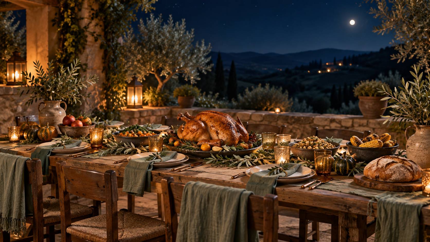Illustration éditoriale du sujet : Thanksgiving Day: il vero significato e cosa celebriamo davvero nel Giorno del Ringraziamento