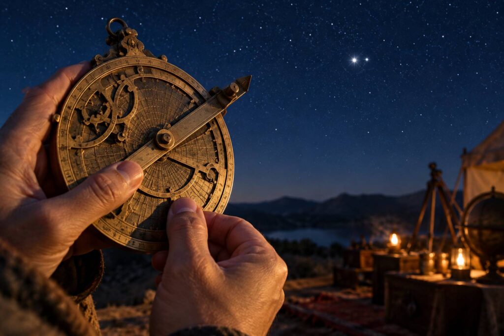 Illustration de détail sur le sujet : Mizar e Alcor: la prova di vista degli antichi
